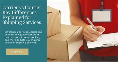 Carrier Vs Courier Key Differences Explained For Shipping Services Carrier Vs Courier Key Differences Explained For Shipping Services
